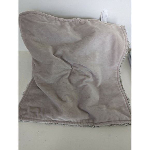 🍁 3/$20 Carter's Sloth Lovey Plush Security Blanket Grey Brown 2020 Shaggy Soft - Picture 6 of 6